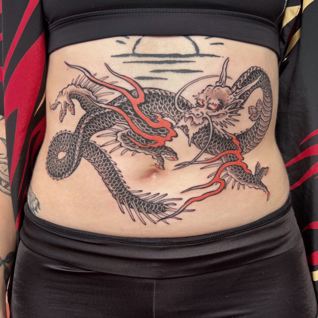 Rafa Decraneo6 traditional japanese Tattoo Barcelona