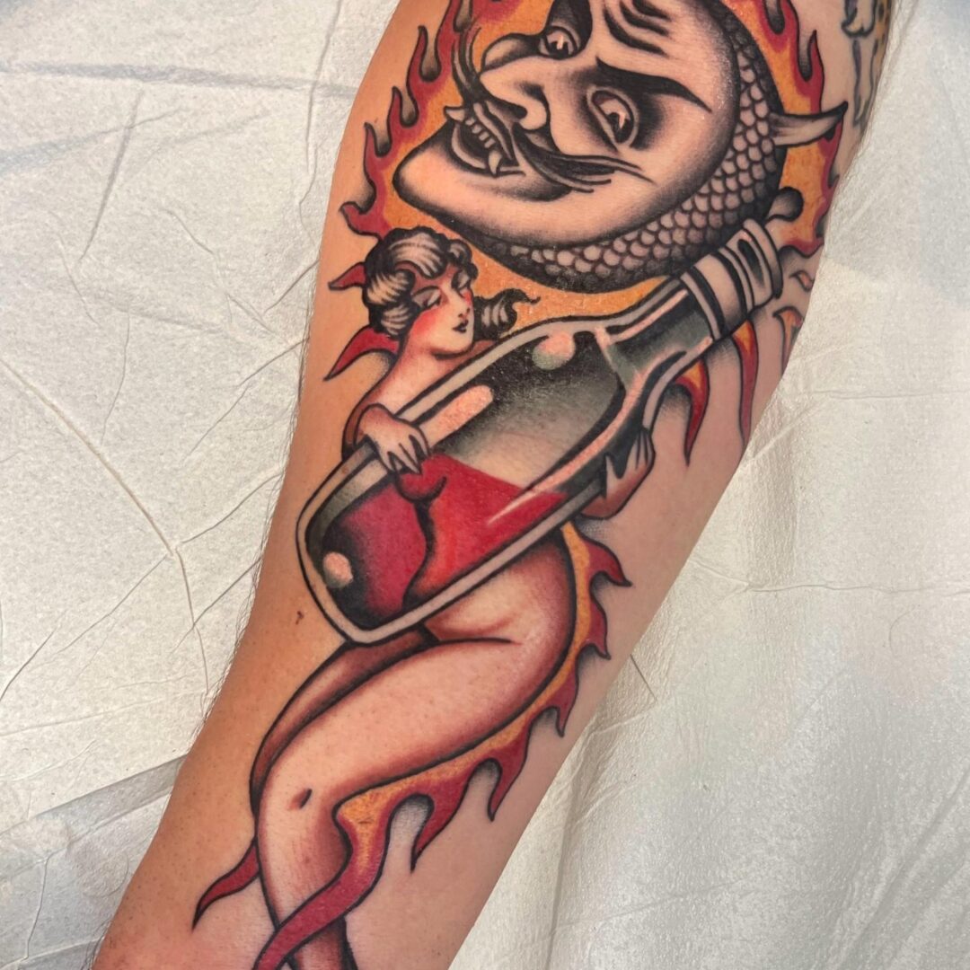 RafaDecraneo2 Chica Pantera Tattoo Barcelona Rafa Decraneo