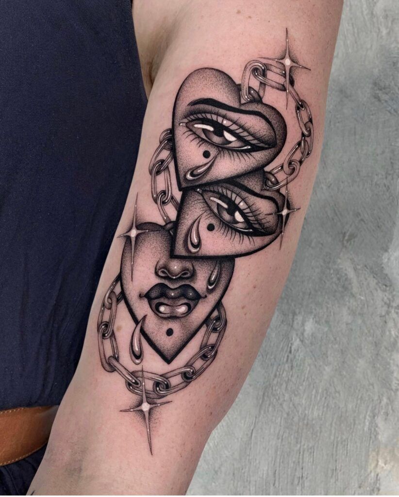 Barcelona tattoo art, Tatuaje Fineline Sara Rosa